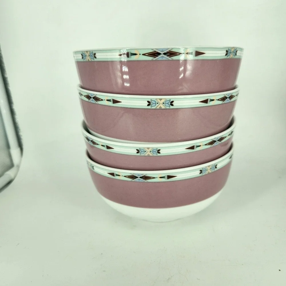(4) Spode Formal Deco 6